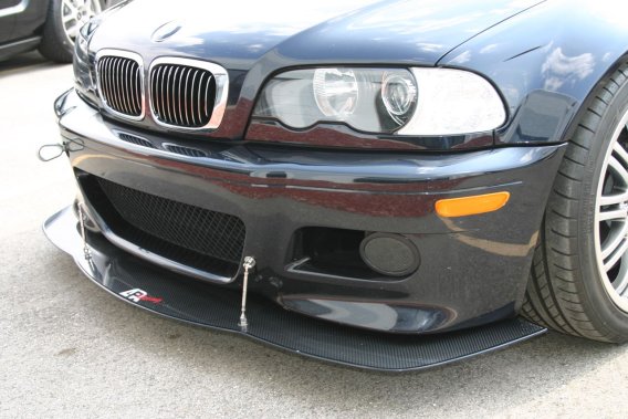 APR Performance Carbon Fiber Wind Splitter With Rods fits 2001-2006 BMW E46 M3