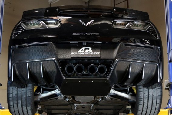 APR Performance Carbon Fiber Rear Diffuser With Undertray fits 2014-2019 Chevrolet Corvette