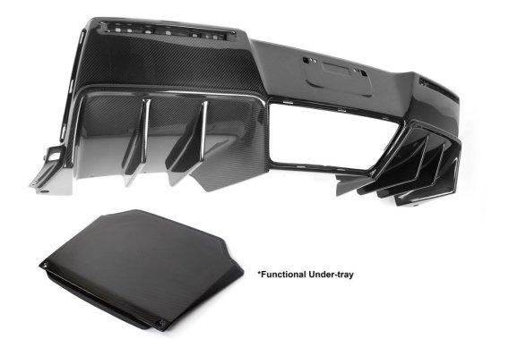 APR Performance Carbon Fiber Rear Diffuser With Undertray fits 2014-2019 Chevrolet Corvette