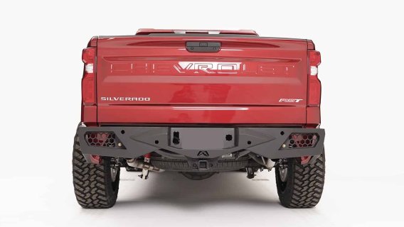 Fab Fours CS19-E4051-1 Vengeance Rear Bumper For GMC Sierra 1500 Chevrolet Silverado 1500