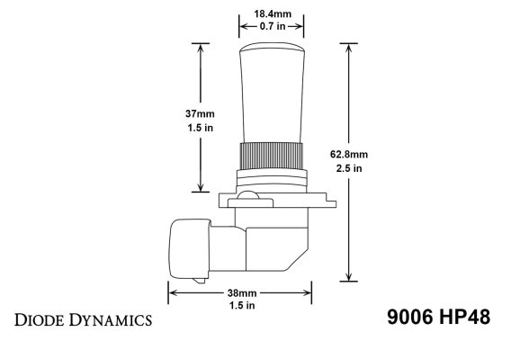 9006 HP48 LED Cool White pr Diode Dynamics DD0136P