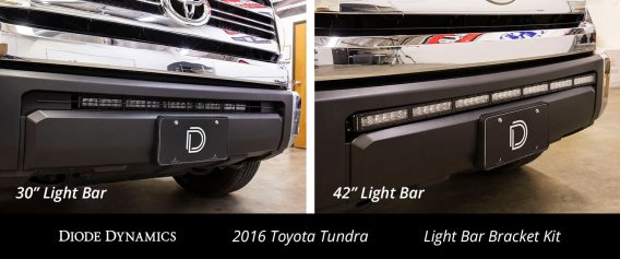 For Tundra 42" LED Lightbar Kit Amber Flood Stealth Series Diode Dynamics