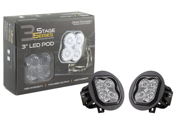 SS3 LED Fog Light Kit for 2011-2014 Ford F150 WHT SAE/DOT Diode Dynamics