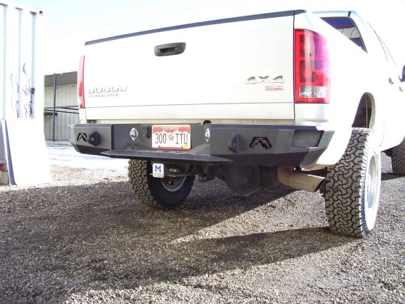 Fab Fours DR03-W1050-1 Heavy Duty Rear Bumper For 03-09 Ram 2500 Ram 3500