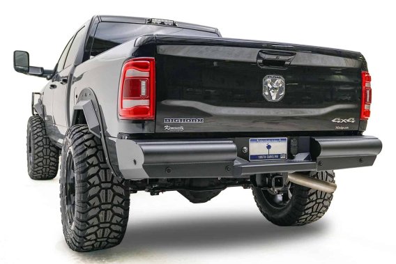 Fab Fours DR19-U4450-1 Elite Rear Bumper For 19-20 2500 3500