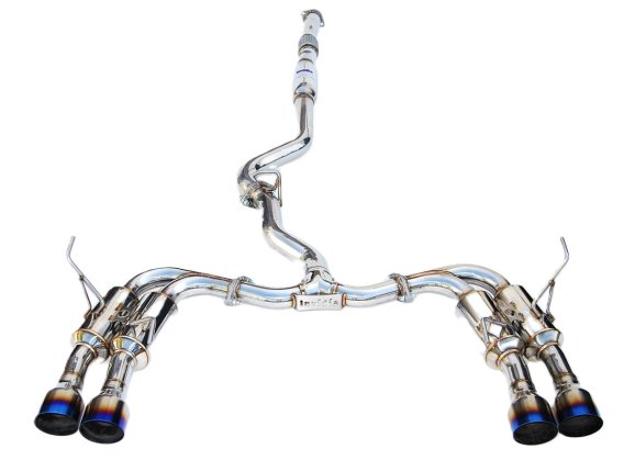 Invidia 2015+ Subaru WRX / STI Gemini/R400 Single Layer Quad Titanium Tip Cat-Back Exhaust