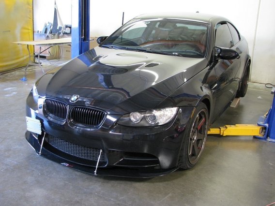 APR Performance Carbon Fiber Wind Splitter With Rods fits 2006-2013 BMW E92 M3