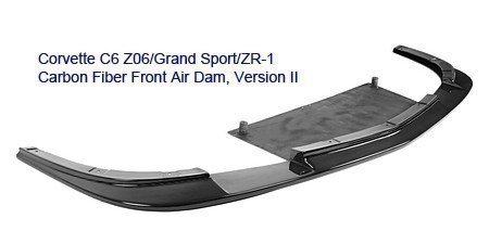 APR Performance Carbon Fiber Front Airdam Version II fits 2005-2013 Chevrolet Corvette C6 ZO6/Gra...