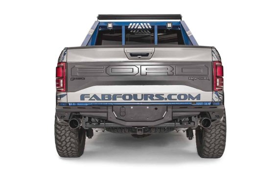 Fab Fours FF17-E4371-1 Aero Rear Bumper For 17-20 Ford F-150