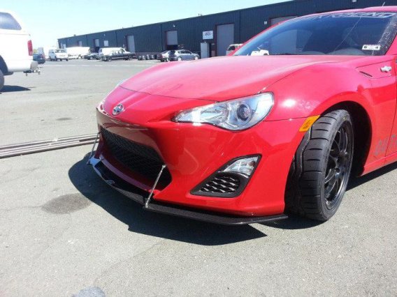 APR Performance Carbon Fiber Wind Splitter With Rods fits 2013-2016 Scion FRS