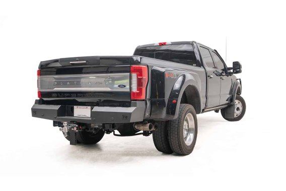 Fab Fours FS17-RT4150-1 Red Steel Rear Bumper