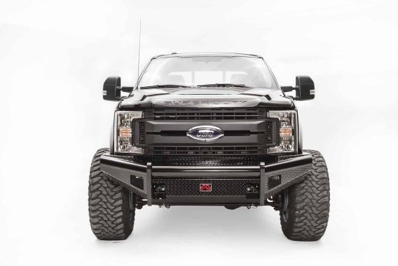 Fab Fours FS17-S4161-1 Black Steel Front Ranch Bumper