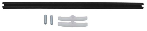 1966-1970 Mopar B-Body Glass Channel Weatherstripping - U-Shaped Seal for Door Glass & Quarter Po...