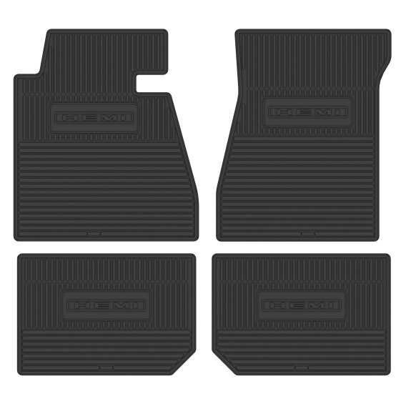 1968-1970 Dodge/Plymouth Next Generation Custom Vintage Rubber Floor Mats Package