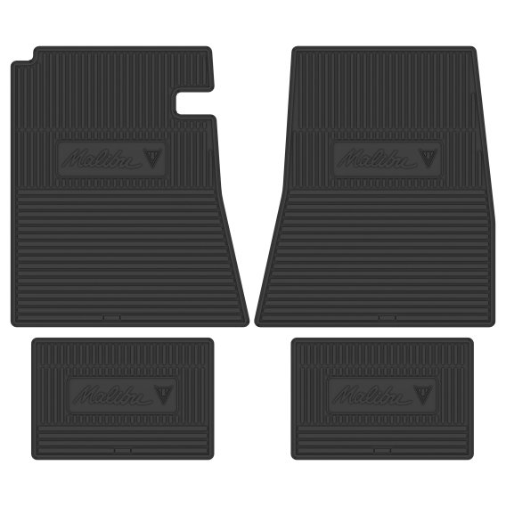 1964 Chevrolet Malibu Next Generation Custom Vintage Rubber Floor Mats Package