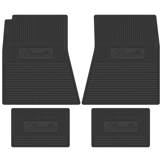 1968-1969 Chevrolet Chevelle Next Generation Custom Vintage Rubber Floor Mats Package