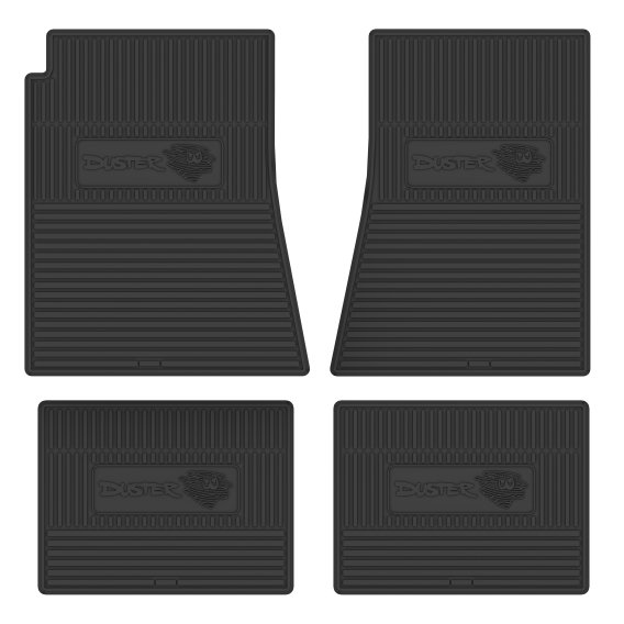 1970-1976 Plymouth Duster Next Generation Custom Vintage Rubber Floor Mats Package