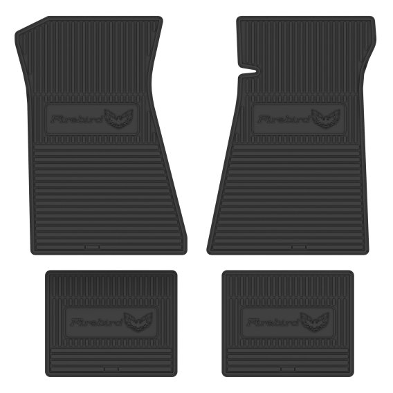 1975-1981 Pontiac Firebird Next Generation Custom Vintage Rubber Floor Mats Package