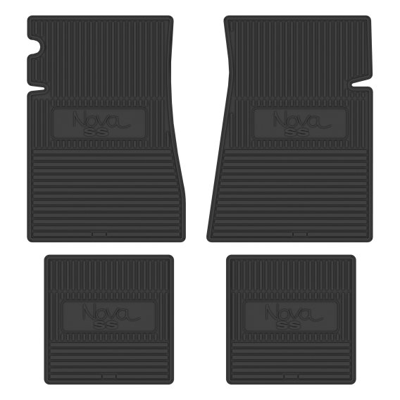 1968-1974 Chevrolet Nova Next Generation Custom Vintage Rubber Floor Mats Package