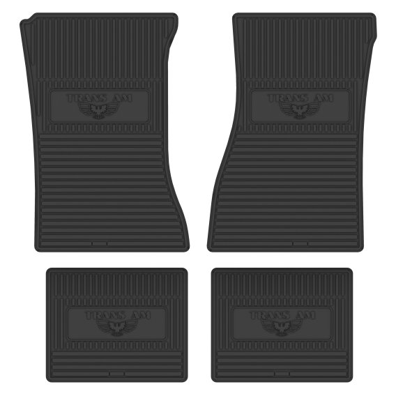 1970-1972 Pontiac Trans Am Next Generation Custom Vintage Rubber Floor Mats Package