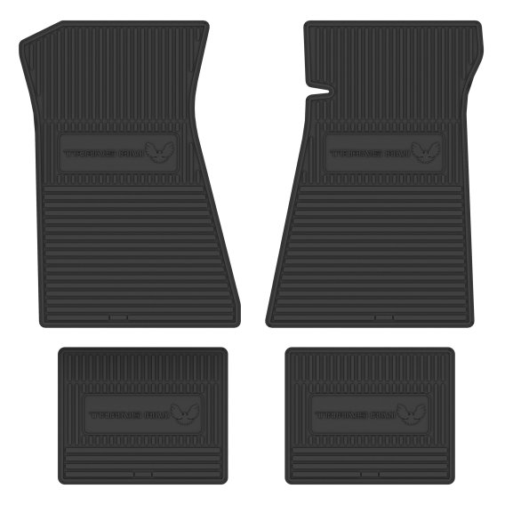 1979-1981 Pontiac Trans Am Next Generation Custom Vintage Rubber Floor Mats Package