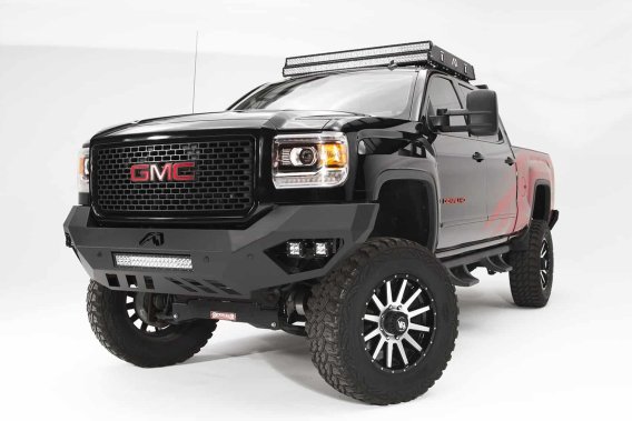 Fab Fours GM15-V3151-1 Vengeance Front Bumper For GMC Sierra 2500 HD GMC Sierra 3500 HD