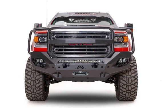 Fab Fours GM15-X2850-1 Matrix Front Bumper For GMC Sierra 2500 HD GMC Sierra 3500 HD