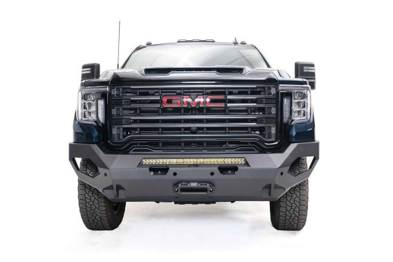 Fab Fours GM20-X5051-1 Matrix Front Bumper For 20 GMC Sierra 2500 HD GMC Sierra 3500 HD