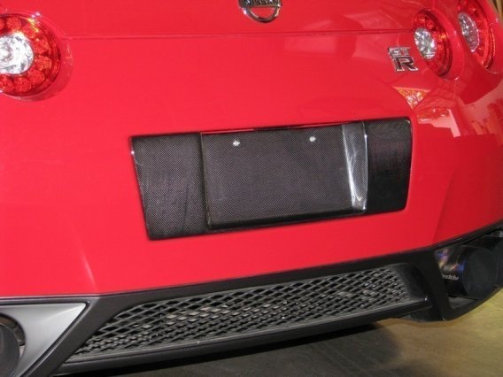 APR Performance Carbon Fiber License Plate Frame fits 2008-2011 Nissan GTR