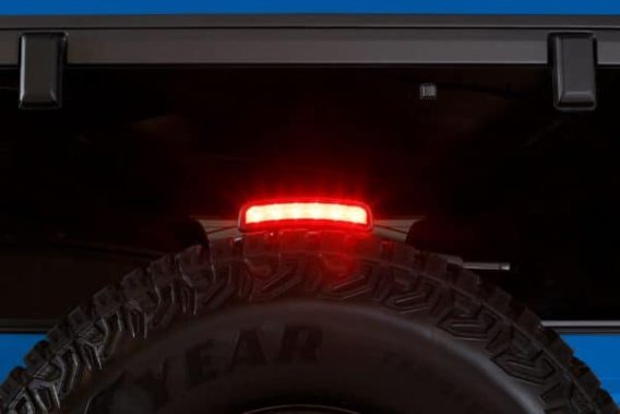 2021-2024 Ford Bronco, Taillight Cover Rear Blackout Kit (Vehicles without LED Option), 3 Piece, ...