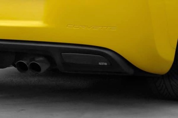 2005-2013 Chevrolet Corvette, Reverse Light Covers, 2 Piece, Smoke Blackout Cover