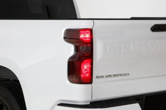 2019-2024 Chevrolet Silverado, Taillight Cover, 2 Piece, Carbon Fiber Look