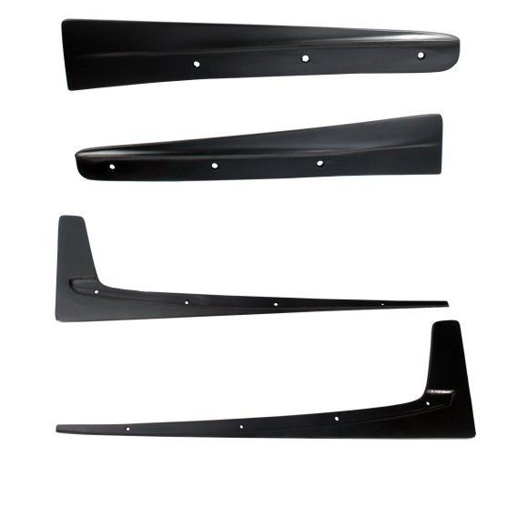 2009-2012 Nissan GT-R Mud Flap Kit [Front & Rear] - GTRKB128214 Stillen Exterior Styling