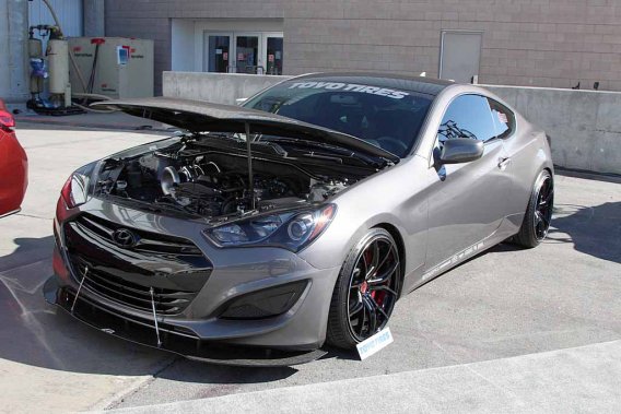 APR Performance Carbon Fiber Wind Splitter With Rods fits 2010-2012 Hyundai Genesis Coupe