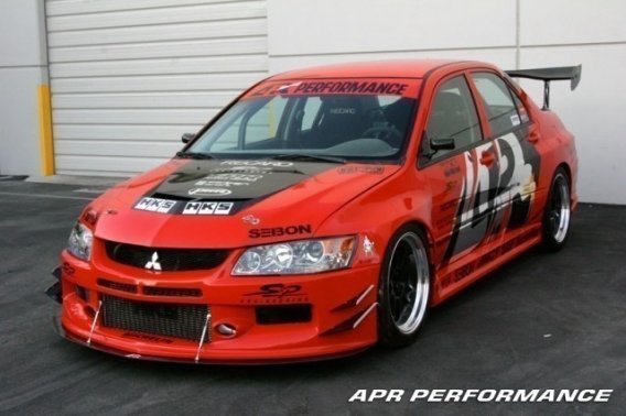 APR Performance EVIL-R Widebody Kit fits 2003-2005 Mitsubishi EVO 8