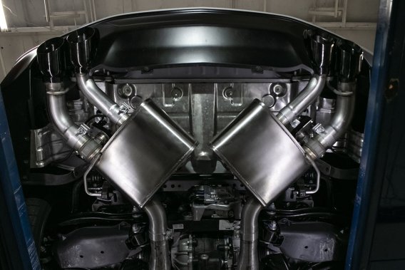 Corsa 2016-2024 Chevrolet Camaro SS/ZL1 6.2L V8 Polished Xtreme Axle-Back Exhaust (w/ Factory NPP...