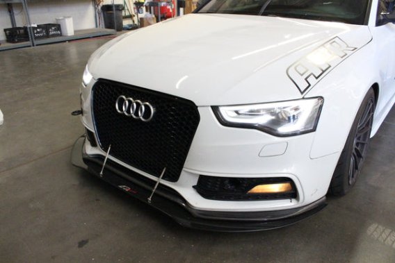 APR Performance Carbon Fiber Wind Splitter With Rods fits 2009-2012 Audi S5