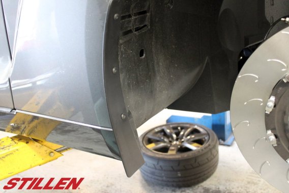 2009-2012 Nissan GT-R Mud Flap Kit [Front] - GTRKB128214F Stillen Exterior Styling