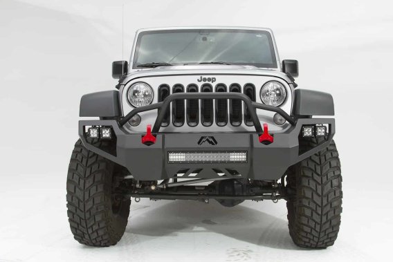 Fab Fours JK07-D1852-1 Vengeance Front Bumper For 07-18 Jeep Wrangler (JK)