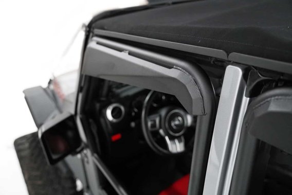 Fab Fours JK1030-1 Full Tube Doors For 07-18 Jeep Wrangler (JK)