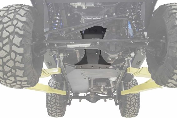 Fab Fours JK3032-1 Transmission And Oil Pan Skid Plate For 07-18 Jeep Wrangler (JK)