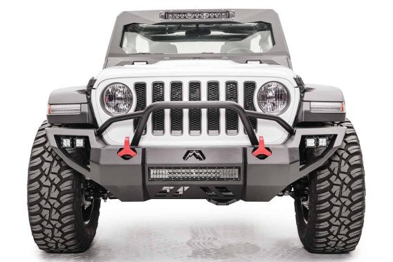 Fab Fours JL18-D4652-1 Vengeance Front Bumper For 18-20 Gladiator Jeep Wrangler (JL)