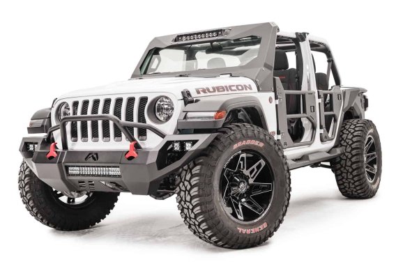 Fab Fours JL18-D4652-1 Vengeance Front Bumper For 18-20 Gladiator Jeep Wrangler (JL)