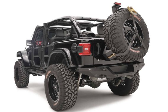 Fab Fours JL2070-1 Spare Tire Carrier For 18-20 Jeep Wrangler (JL)