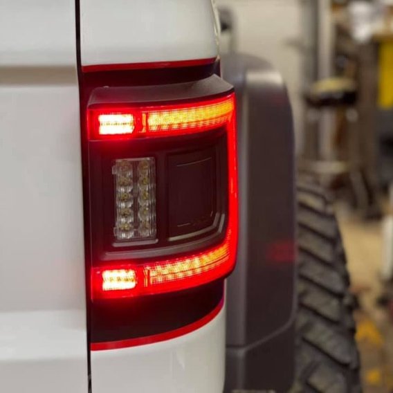 ORACLE Lighting Black Series Flush Mount LED Tail Lights for Jeep Gladiator JT