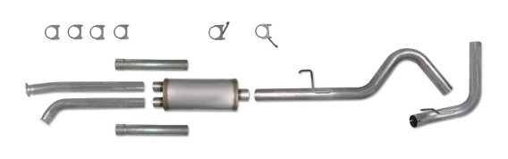 Diamond Eye K3420A Aluminized Exhaust System Kit