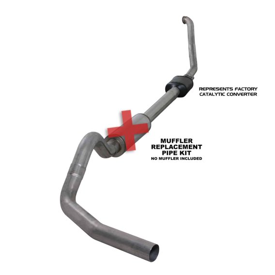 Diamond EyeÂ® K4306S-RP 409 Stainless Steel Exhaust System Kit