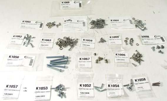 1958-1960 C1 Corvette Interior Screw Kit