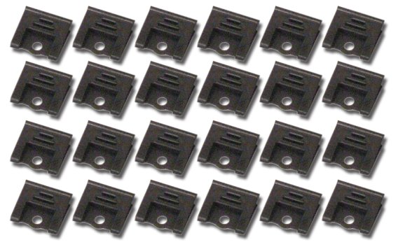 C2 1964-1967 Corvette Windshield Molding Clip Set Coupe 24 Pieces