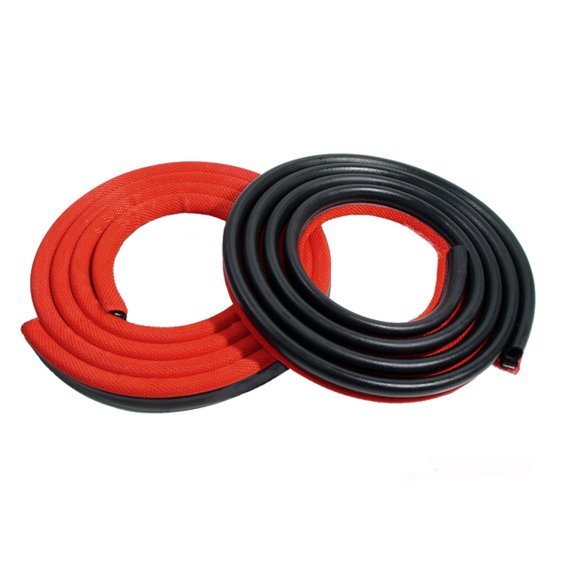 Metro Red Front Door Seals For Dodge Dart 1966; LM 23-JRED